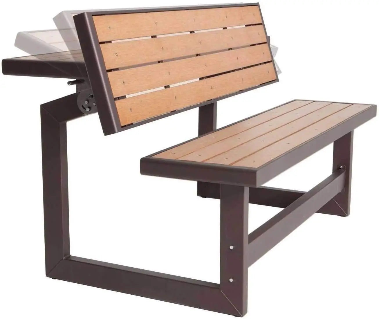 FlipCraft Outdoor Convertible Bench Table